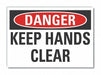 Danger Sign 7 inx10 in Non-PVC Polymer