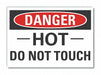Danger Sign 10inx14in Non-PVC Polymer