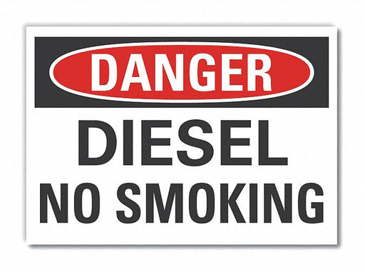 Danger Sign 7 inx10 in Non-PVC Polymer