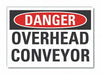 Conveyor Safety Rflct Lbl 3.5x5in