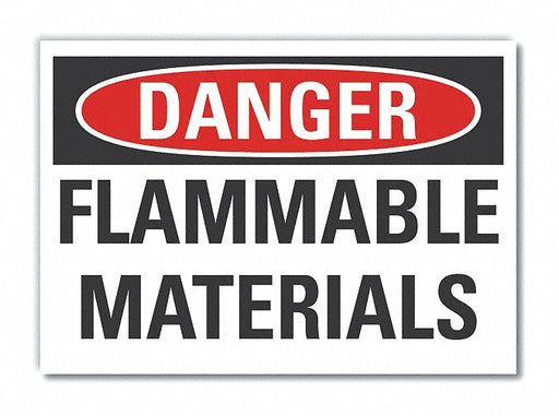 Danger Sign 7 inx10 in Non-PVC Polymer