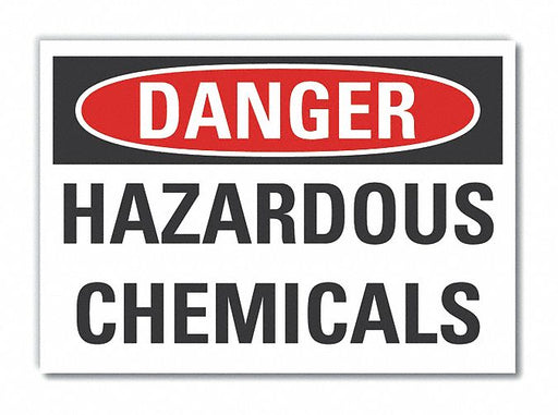 Danger Sign 7 in x 10 in Non-PVC Polymer