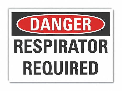 Danger Sign 7 in x 10 in Non-PVC Polymer