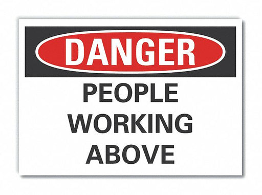Danger Sign 7 in x 10 in Non-PVC Polymer