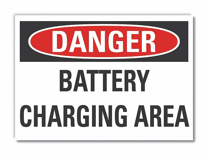 Danger Sign 7 inx10 in Non-PVC Polymer