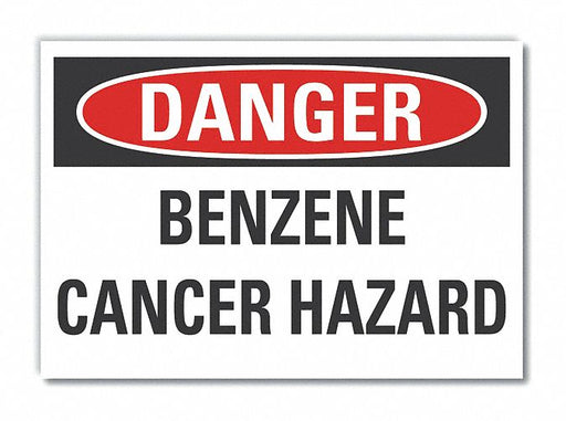 Danger Sign 7 in x 10 in Non-PVC Polymer