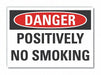 Danger Sign 10in x 14in Non-PVC Polymer
