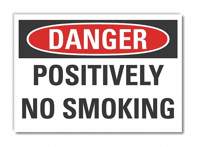 Danger Sign 10in x 14in Non-PVC Polymer