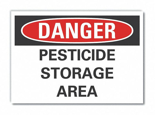Danger Sign 10in x 14in Non-PVC Polymer