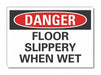 Danger Sign 10in x 14in Non-PVC Polymer