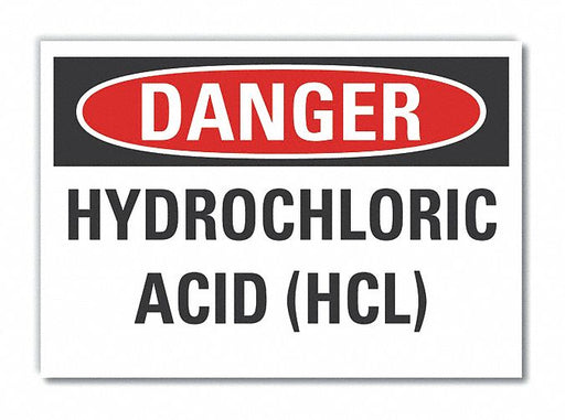 Danger Sign 7 in x 10 in Non-PVC Polymer