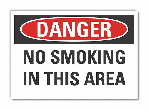 Danger Sign 7 inx10 in Non-PVC Polymer