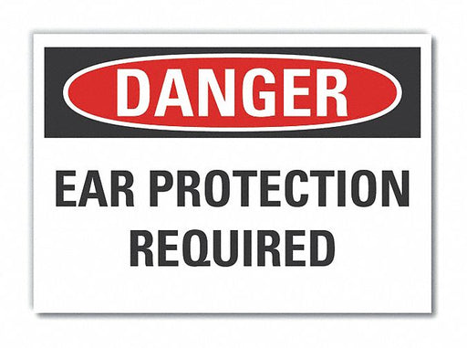 Danger Sign 7 inx10 in Non-PVC Polymer