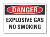 Danger Sign 7 in x 10 in Non-PVC Polymer