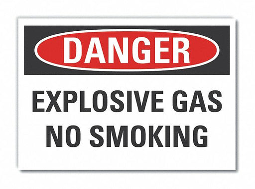Danger Sign 7 in x 10 in Non-PVC Polymer