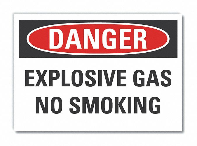Danger Sign 7 in x 10 in Non-PVC Polymer
