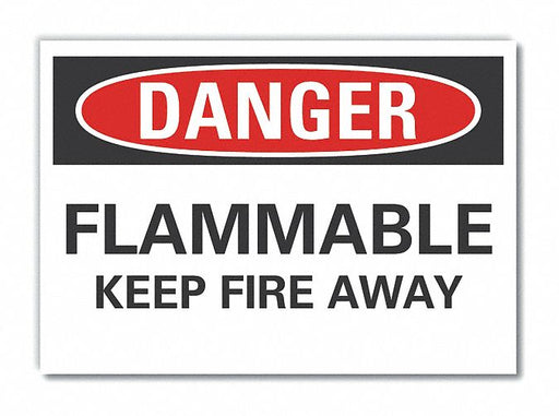 Danger Sign 10inx14in Non-PVC Polymer