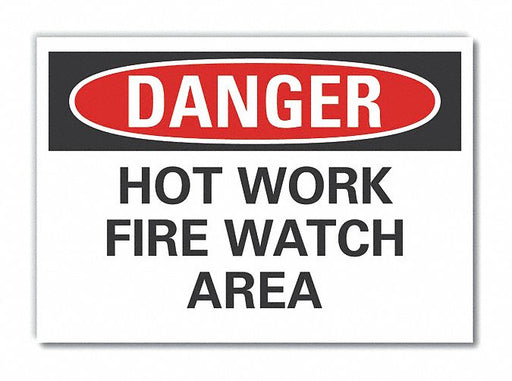 Danger Sign 10in x 14in Non-PVC Polymer