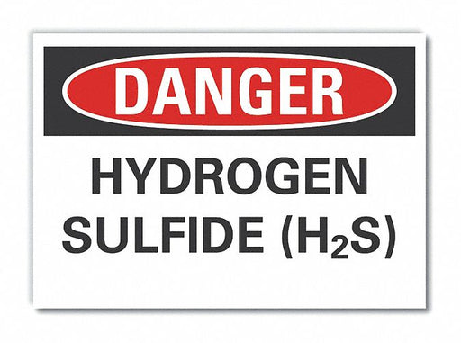 Danger Sign 7 in x 10 in Non-PVC Polymer