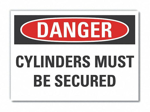 Danger Sign 7 in x 10 in Non-PVC Polymer