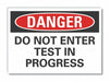 Auth Person Rflct Label 10 in x 14 in