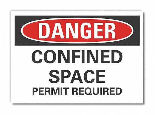 Danger Sign 10inx14in Non-PVC Polymer