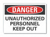Auth Person Rflct Label 5 in x 7 in