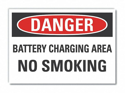 Danger Sign 7 inx10 in Non-PVC Polymer