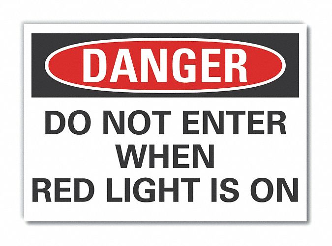 Personal Safety Danger Lbl 3.5x5in