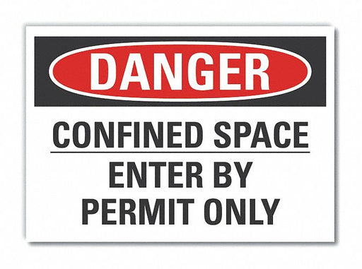 Danger Sign 10inx14in Non-PVC Polymer
