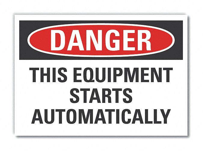 Mach Operation Danger RflctvLbl 3.5x5in
