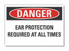 Danger Sign 7 in x 10 in Non-PVC Polymer