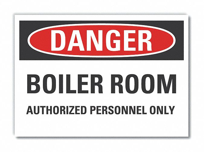 Auth Personnel Danger Rflctv Lbl 7x10in