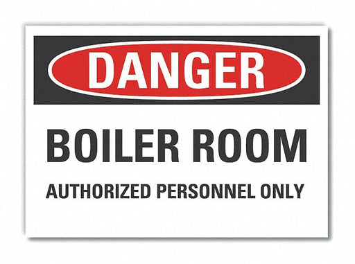 Danger Sign 7 inx10 in Non-PVC Polymer