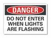 Personal Safety Danger Lbl 10x14in