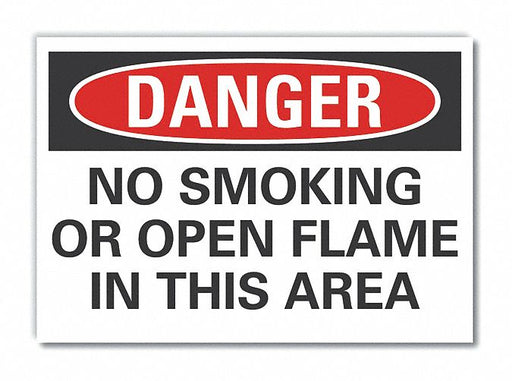 Danger Sign 10in x 14in Non-PVC Polymer