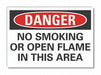 Danger Sign 7 inx10 in Non-PVC Polymer