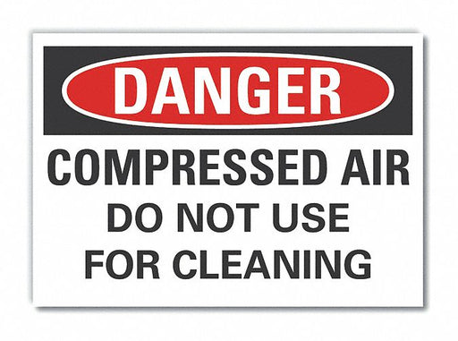 Danger Sign 7 inx10 in Non-PVC Polymer