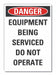 Mach Operation Danger RflctvLbl 14x10in
