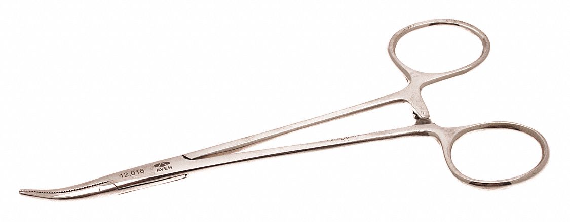 Hemostat Curved Serrated Jaws 5 