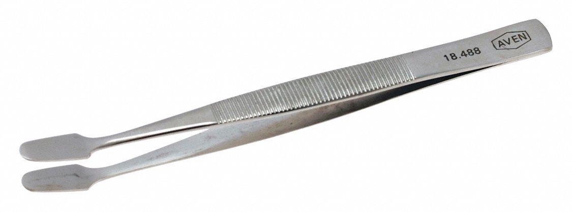Tweezers Gp Offset Spade Tip 4-1/2 