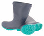 Rain Boot PVC Youth Blue/Grn Size06 PR