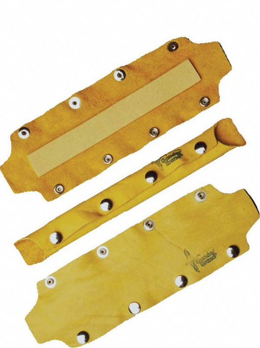Sweatband Leather Gold 10 in L