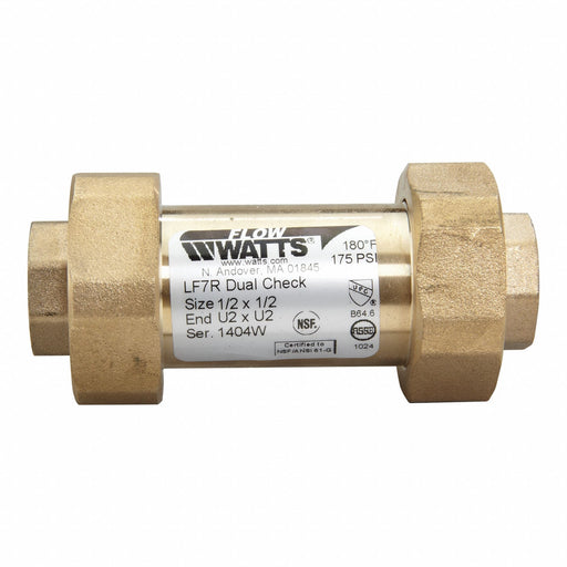 Backflow Preventer Size 1/2 175 psi