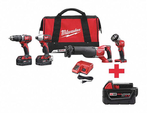 Cordless Combination Kit 4 Tools 18V DC