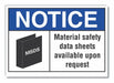 Msds Information Notic RflctvLbl 3.5x5in