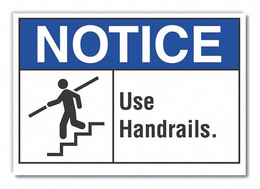 Notice Sign 10inx14in Non-PVC Polymer