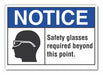 Notice Sign 7 inx10 in Non-PVC Polymer