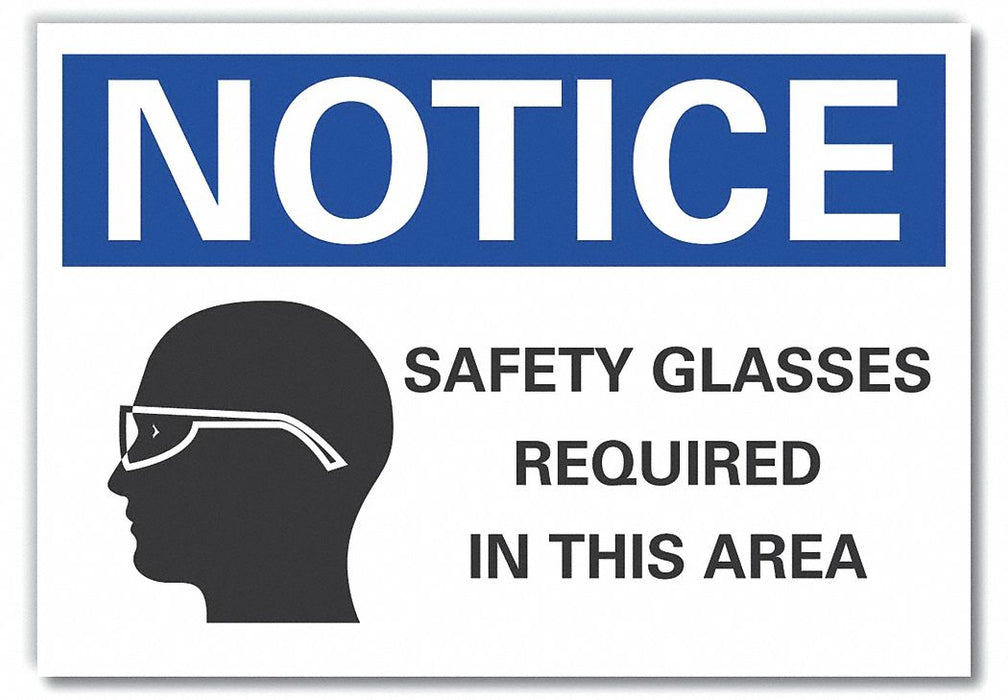 Eye Notice Rflctv Label 7inx10in