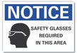 Eye Notice Rflct Label 5 in x 7 in